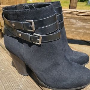 Torrid Black Faux Suede Bootie (women's 10W) - NEW no box